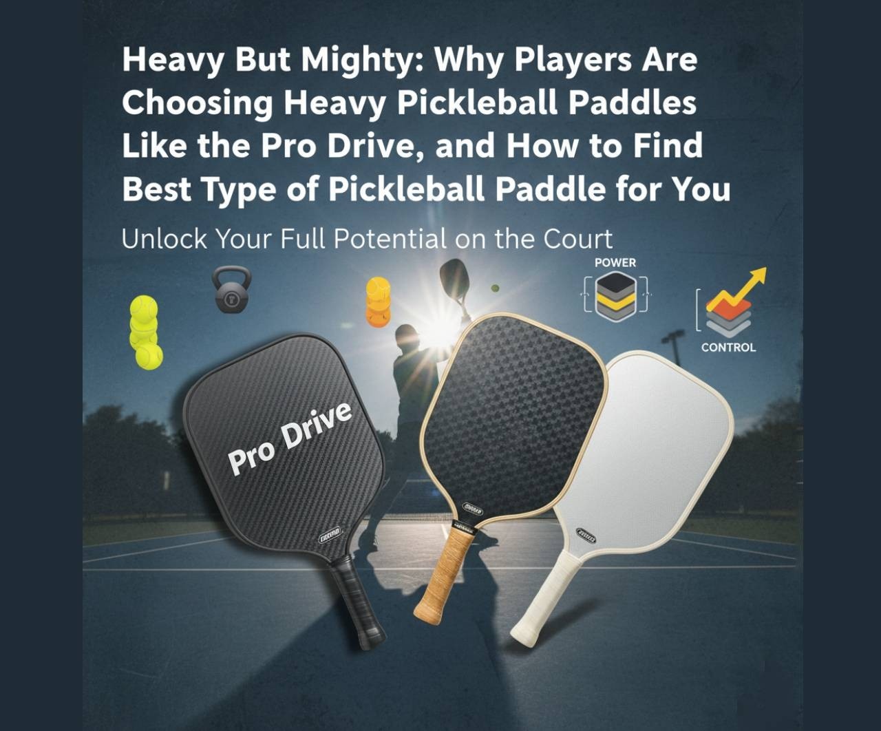 Heavy Pickleball Paddles