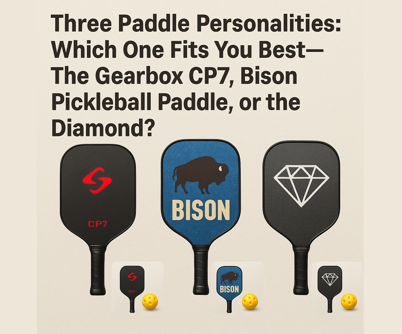 Bison Pickleball Paddle