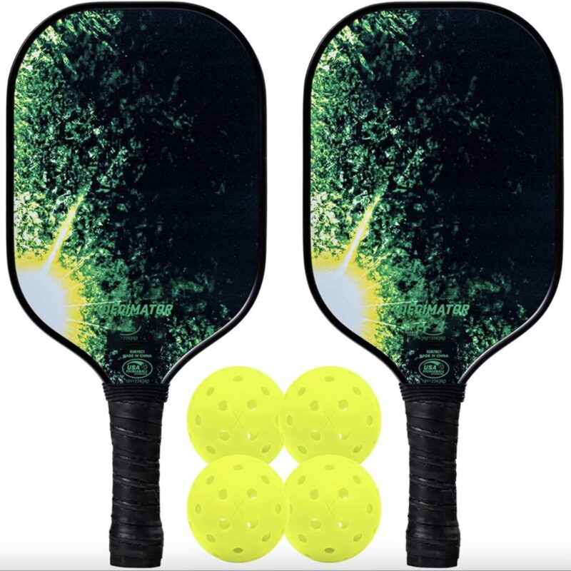 Pickleball Paddles with Balls Set
