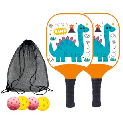 Colorful Custom Cartoon Print Racket