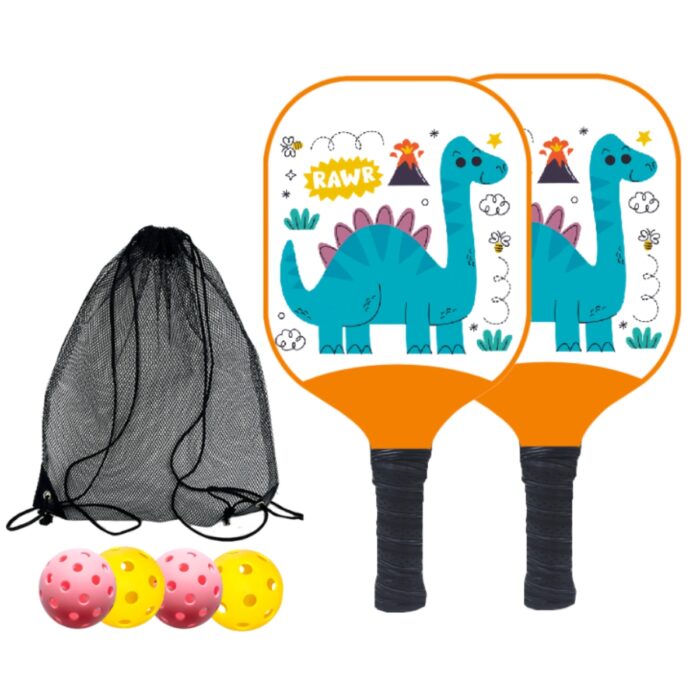Colorful Custom Cartoon Print Racket