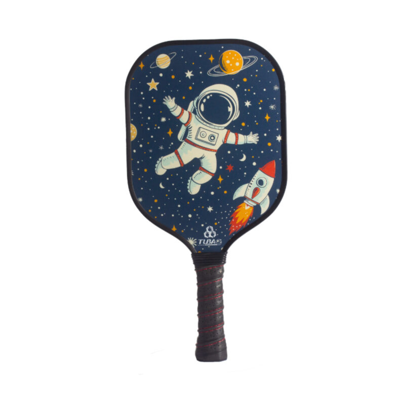 Space Theme Fiberglass Racquet Set